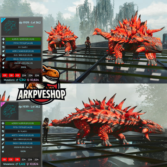 Aberrant Ankylosaurus Ankylo 2323.8%Melee
