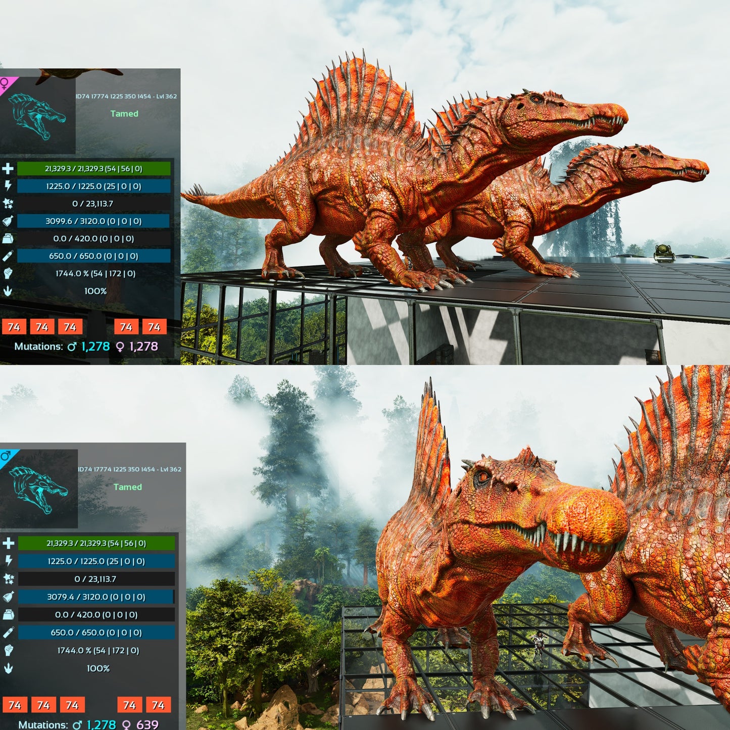 🦖 Aberrant Spino Spinosaurus 1744%Melee Colours