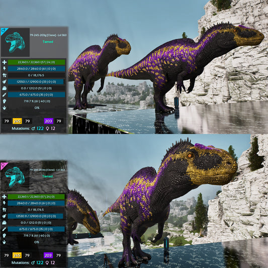 Acro Acrocanthosaurus 362-363Lvl Clone