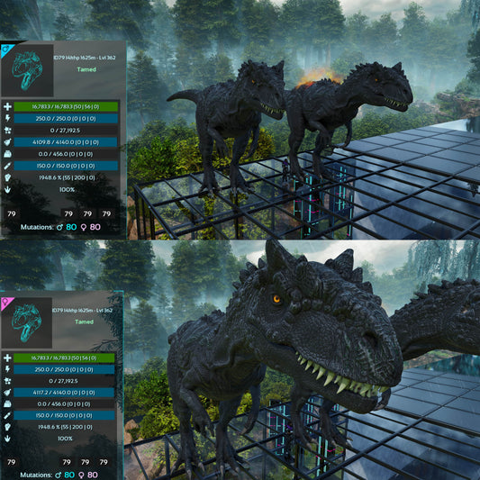 Allosaurus / Max Lvl 362 / Top Stats