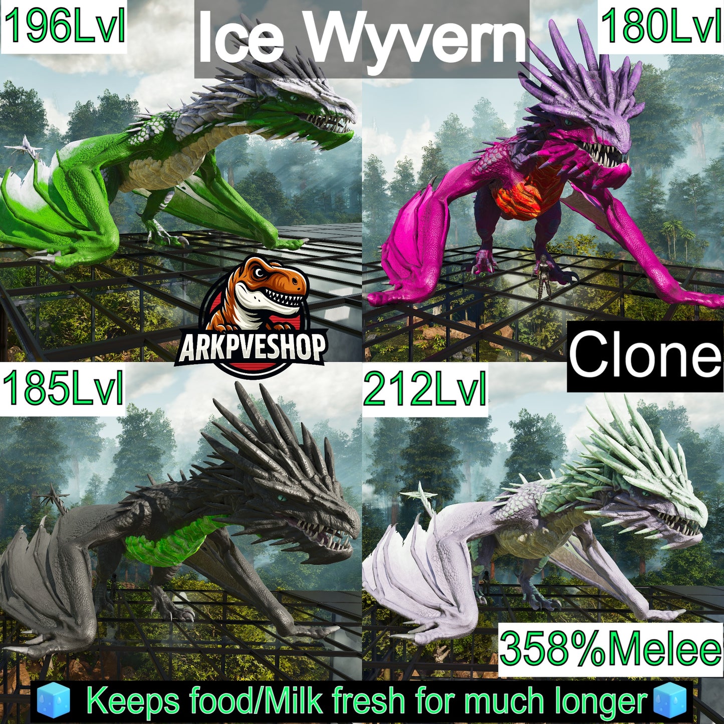 Ice Wyvern Clone High LVL Dragon