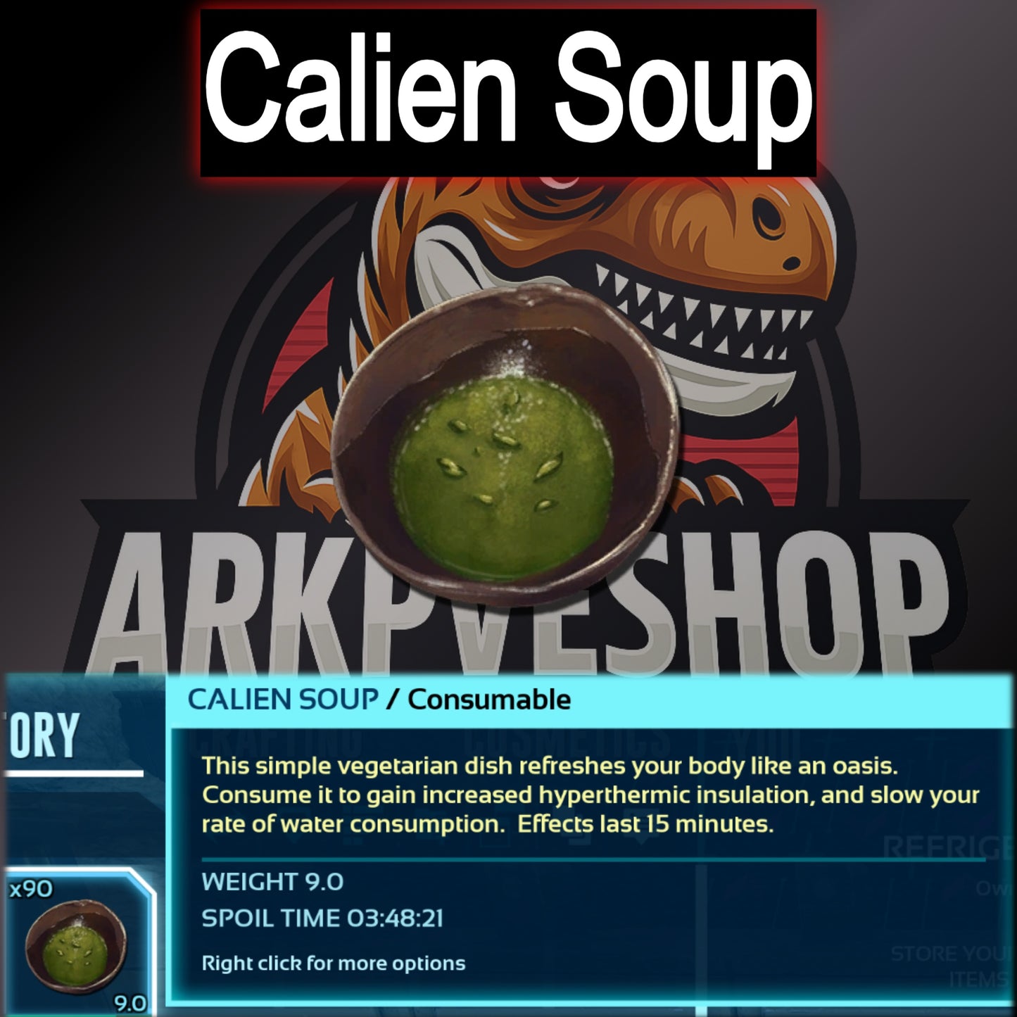 ARK Ascended Kitchen Soups, Stews, Kibbles