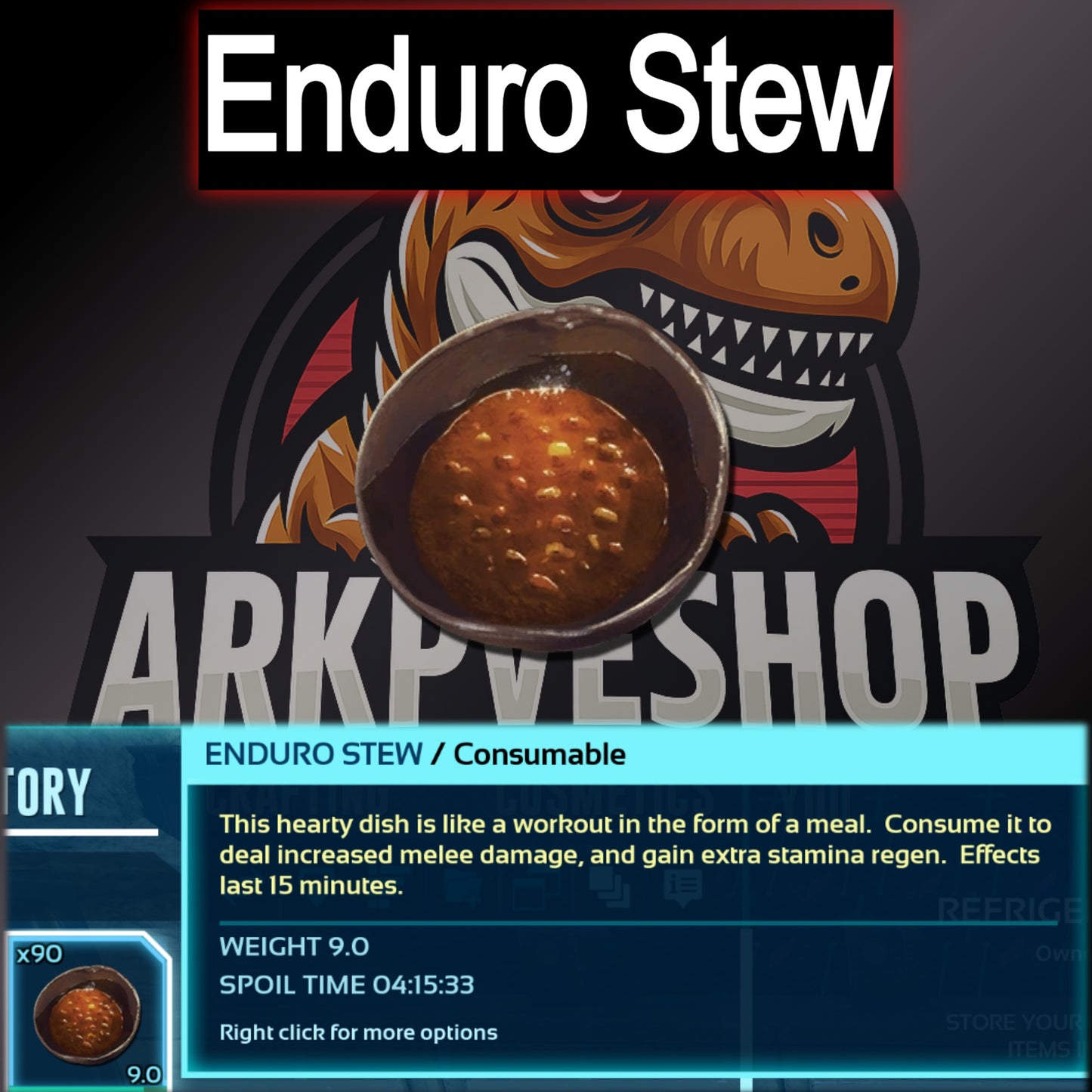 ARK Ascended Kitchen Soups, Stews, Kibbles