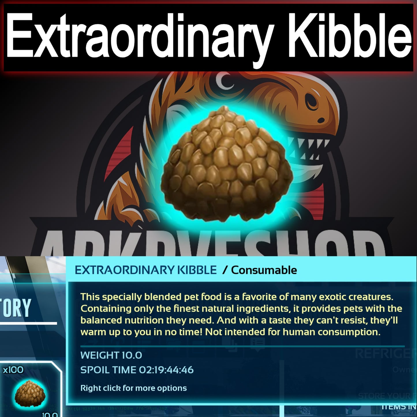 ARK Ascended Kitchen Soups, Stews, Kibbles
