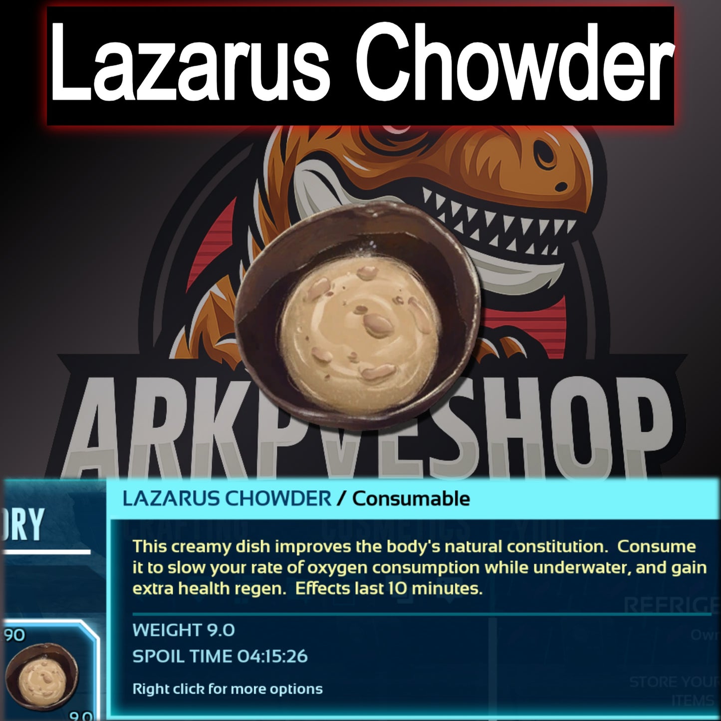 ARK Ascended Kitchen Soups, Stews, Kibbles