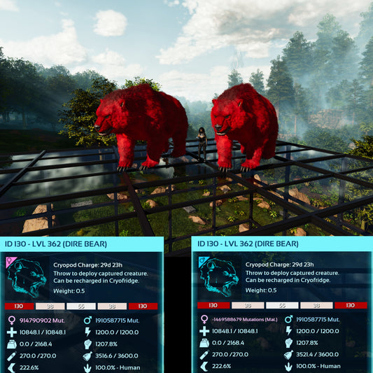 Dire Bear Max Level 362