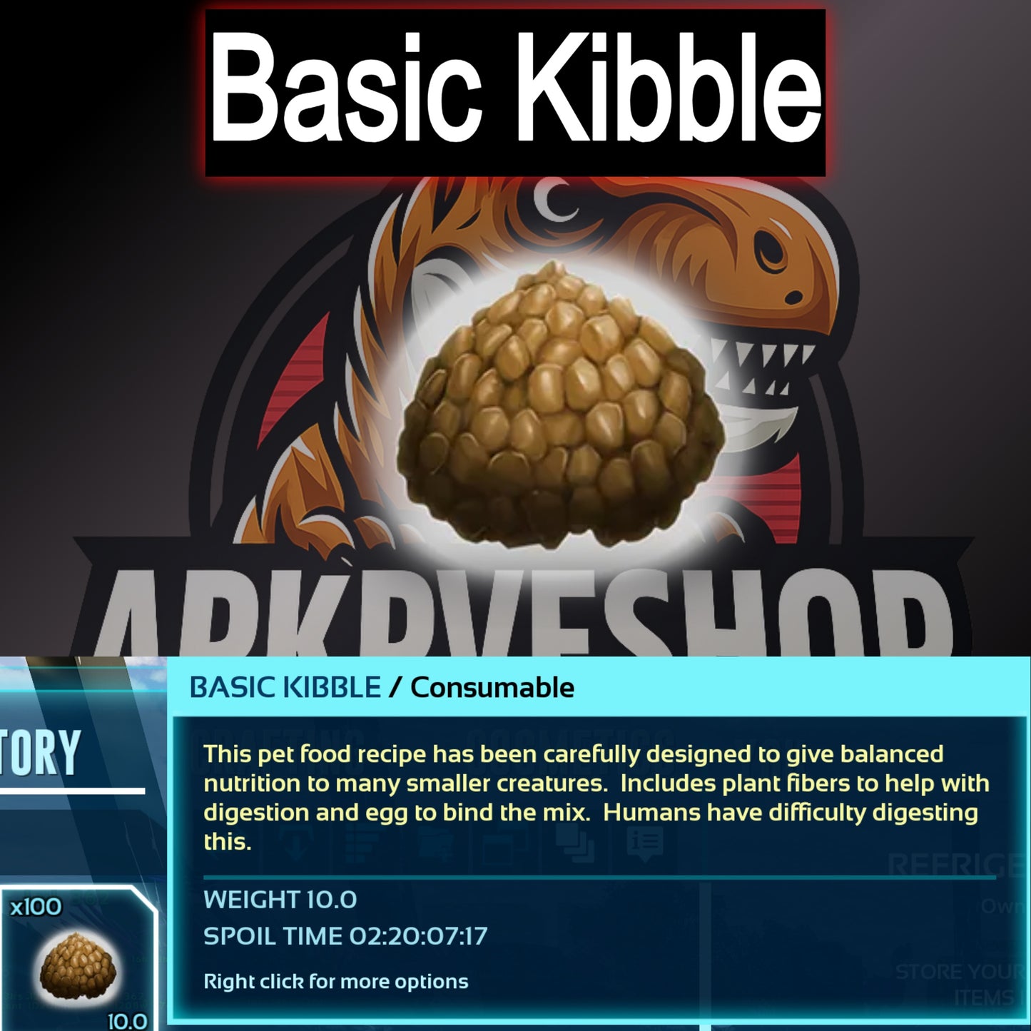 ARK Ascended Kitchen Soups, Stews, Kibbles