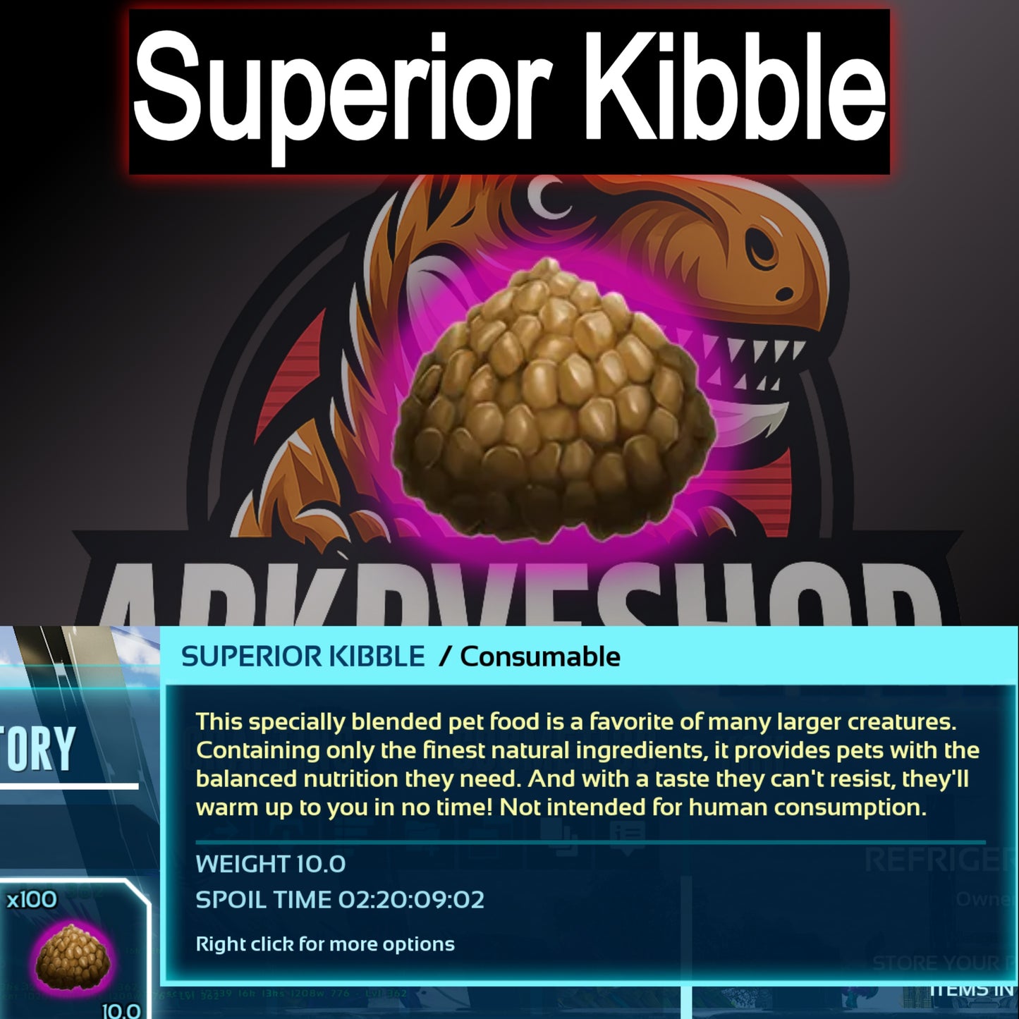 ARK Ascended Kitchen Soups, Stews, Kibbles