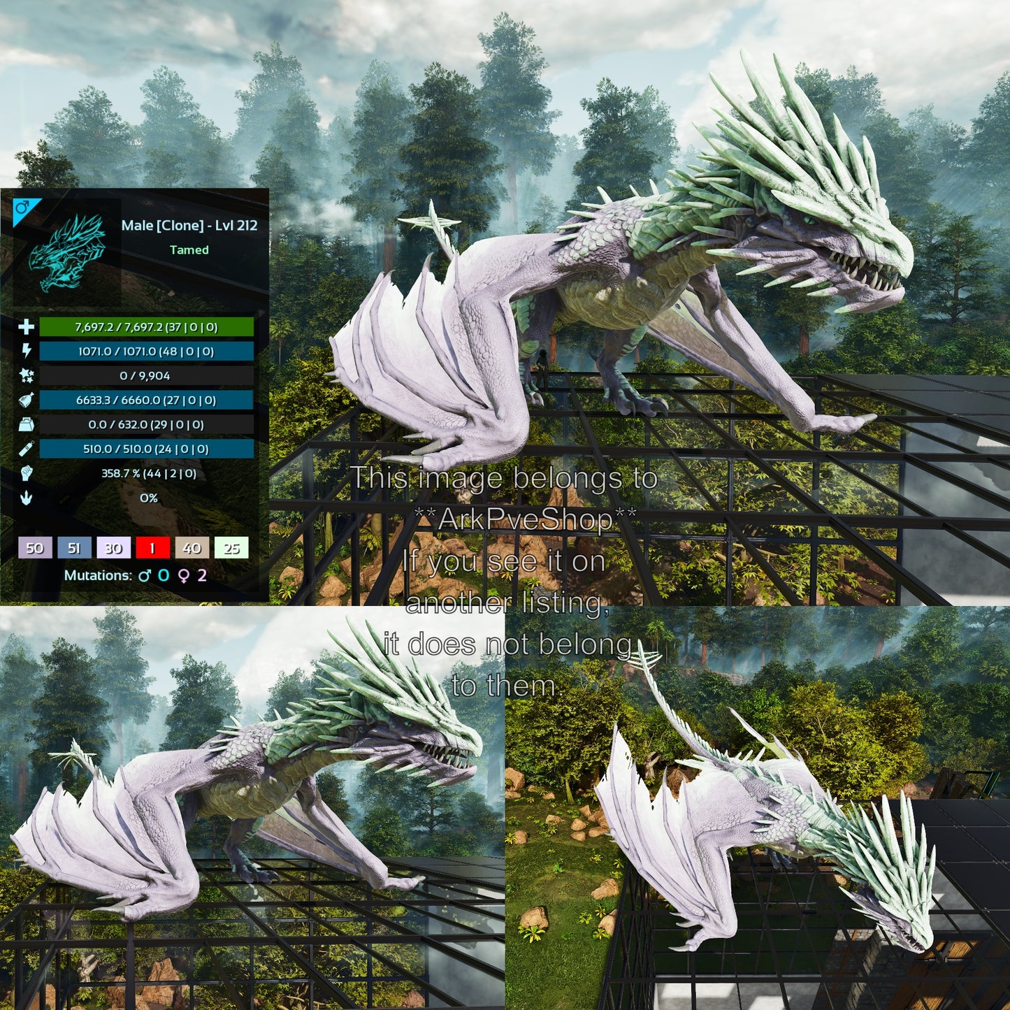 Ice Wyvern Clone High LVL Dragon