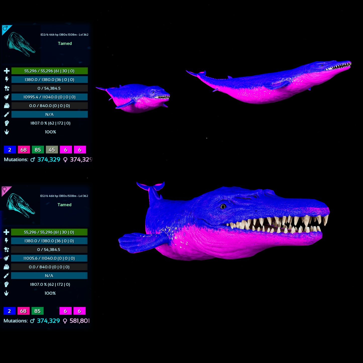 Basilosaurus / Basilo 55K Hp 1807%Melee