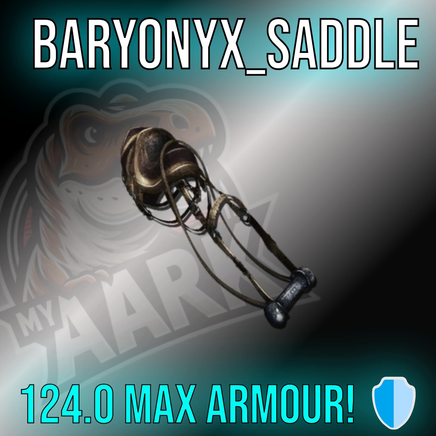 Baryonyx / Bary - Crafted Saddle