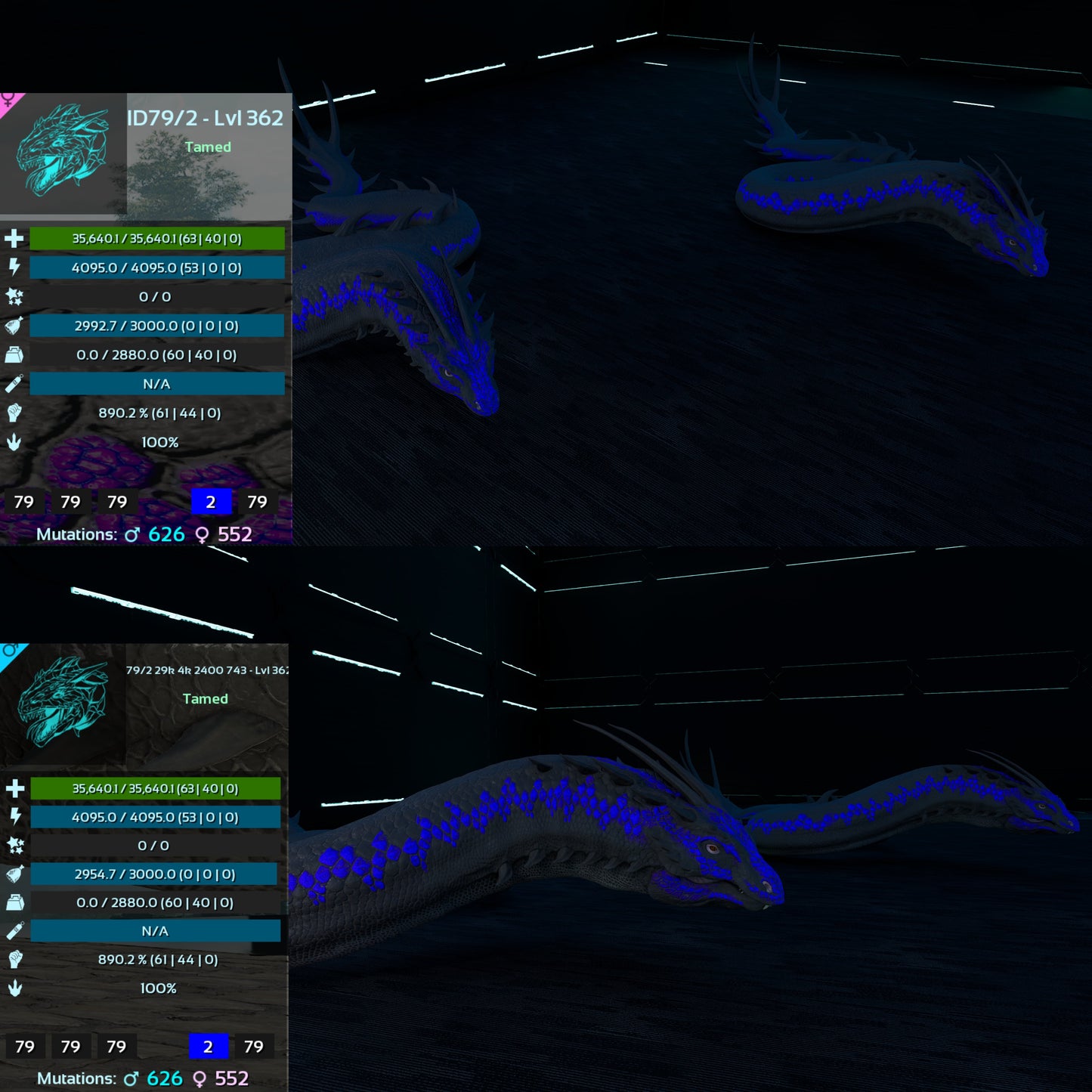 Basilisk Aberrant Dino / Max 362Level