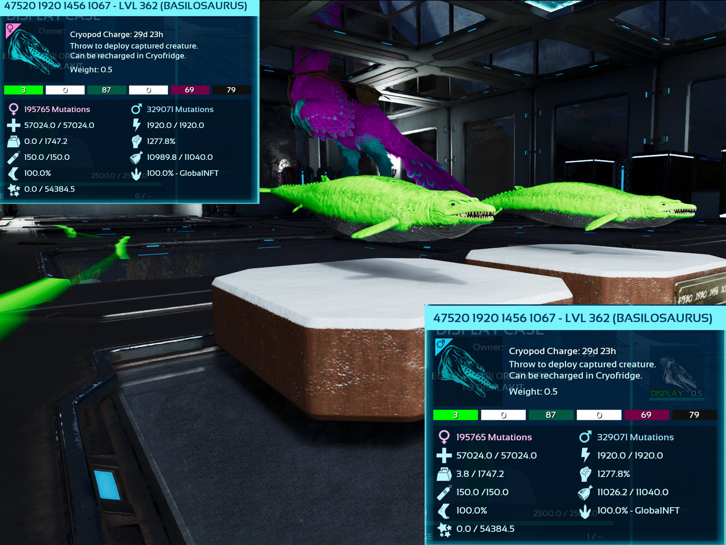 Basilosaurus / Basilo 1277Dmg Imprinted