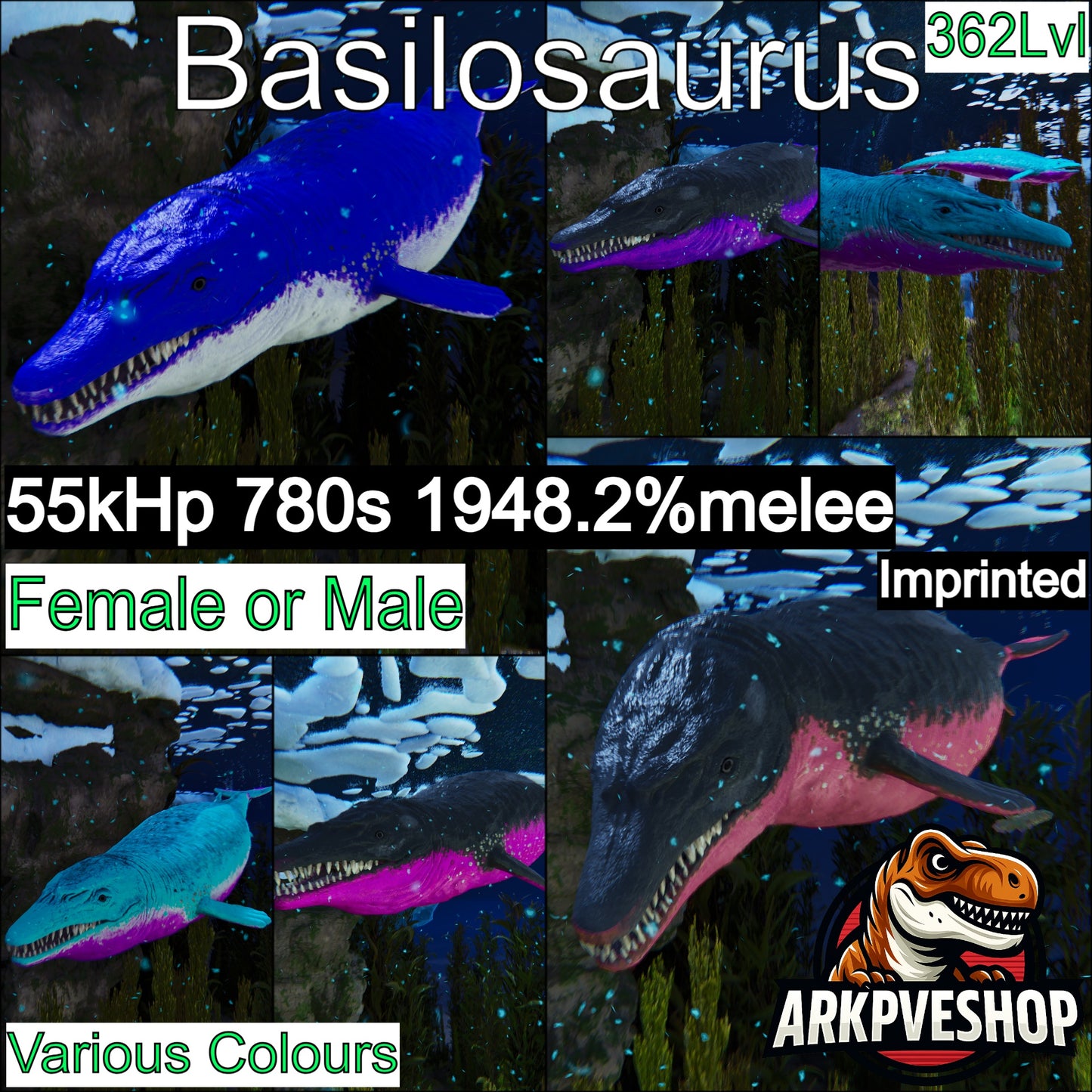 Basilosaurus 1948.2% melee