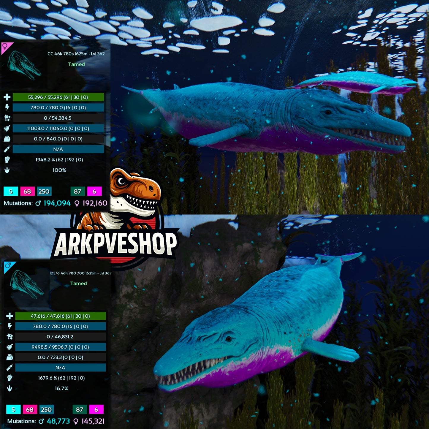 Basilosaurus 1948.2% melee