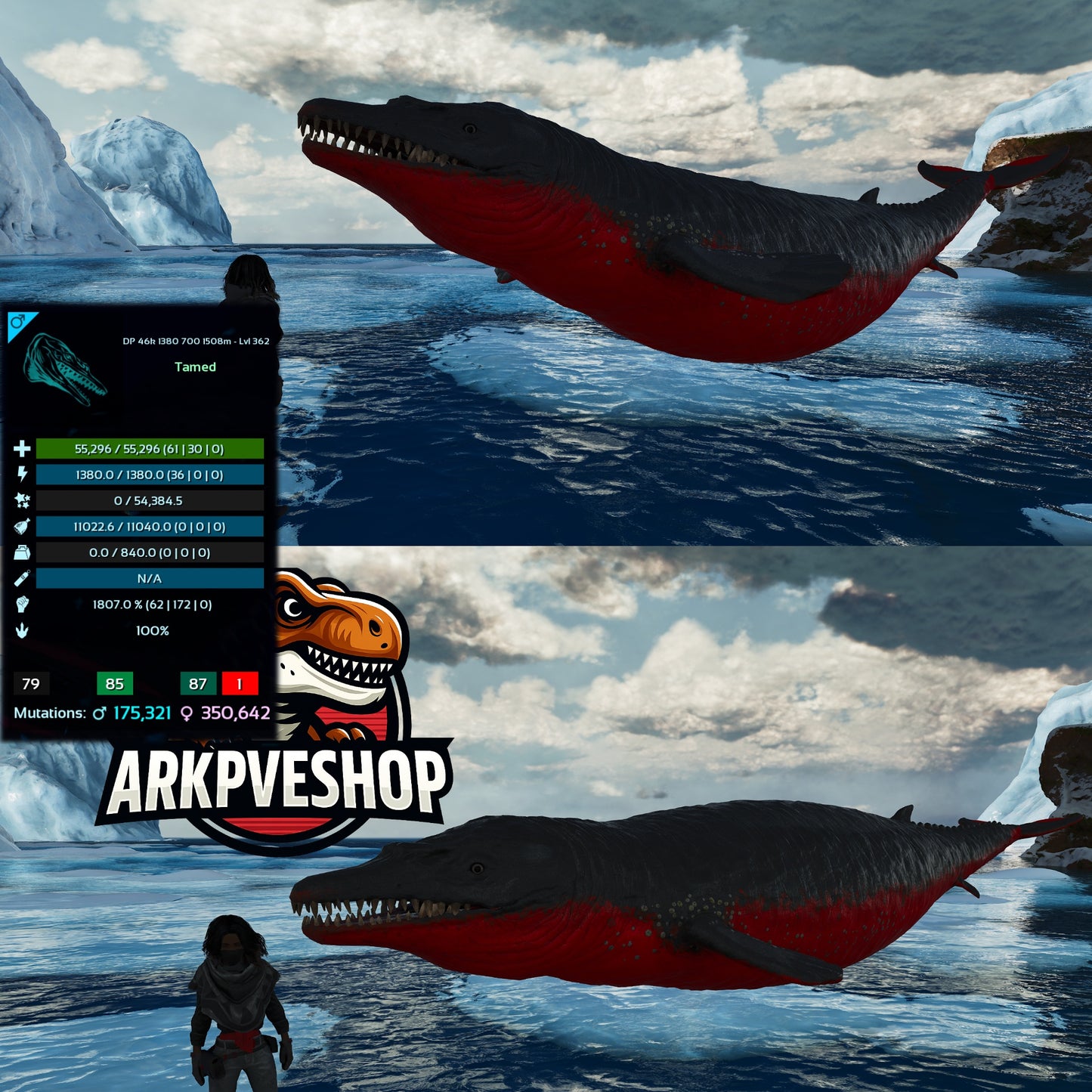 Basilosaurus / Basilo 55K Hp 1807%Melee