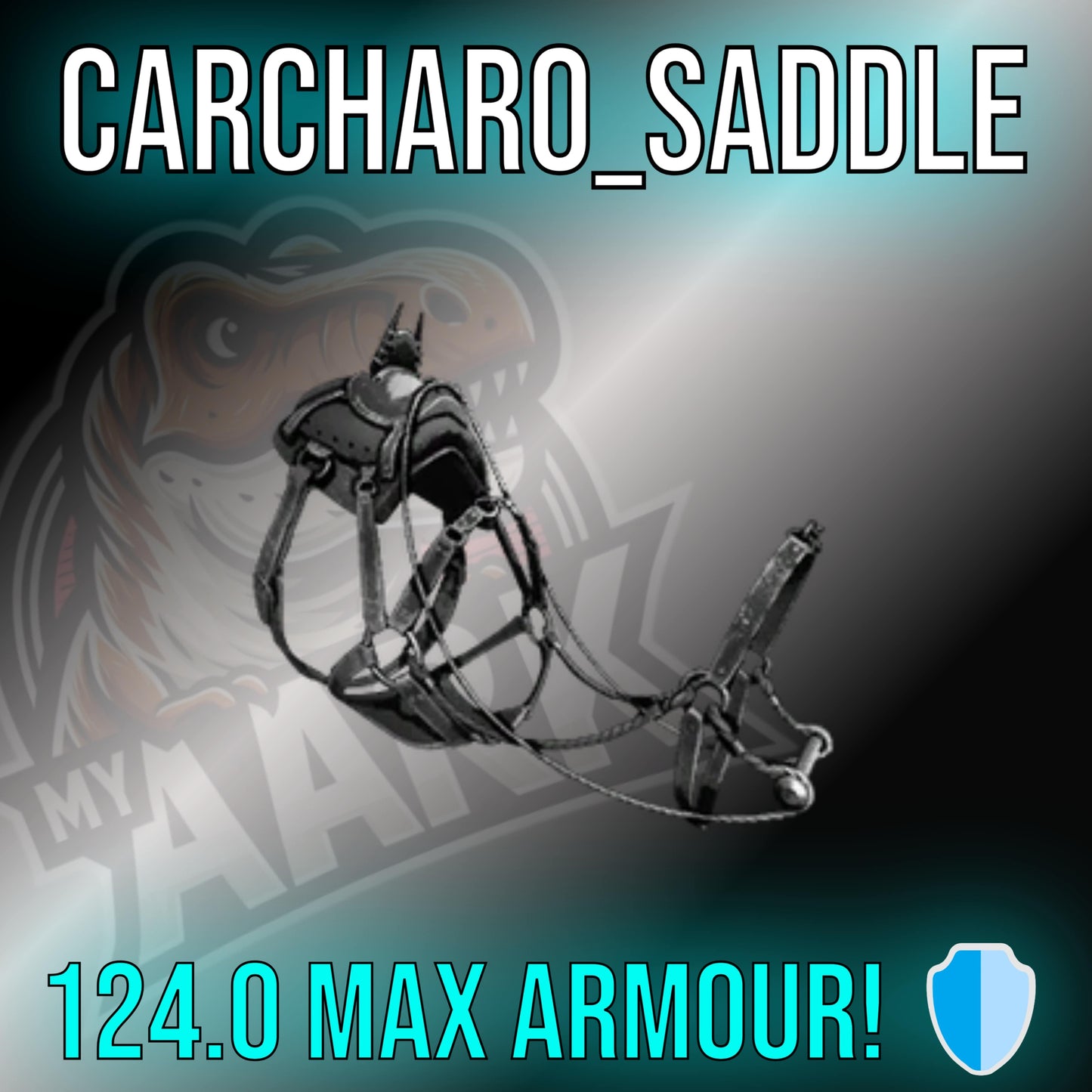 Carcharodontosaurus / Carcharo - Crafted Saddle