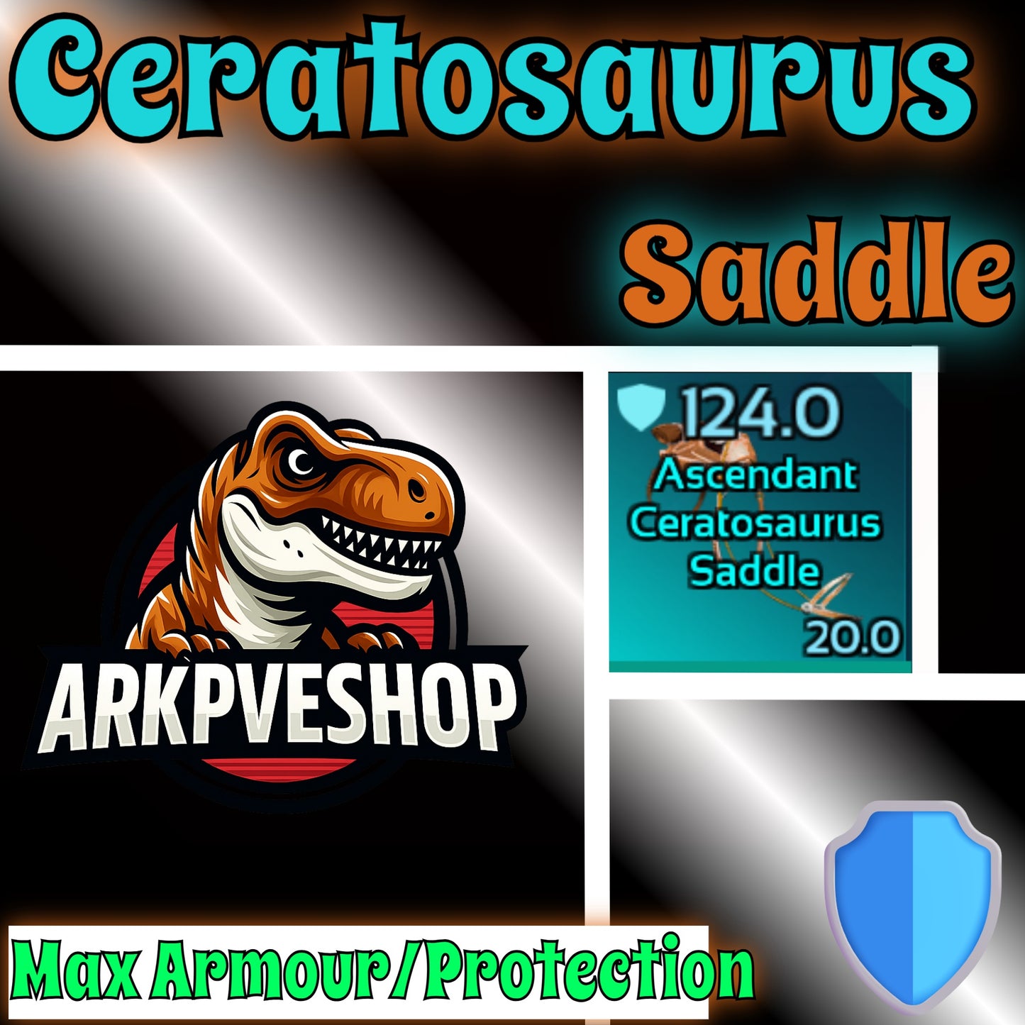 Crafted Saddles Max Armour, Protection