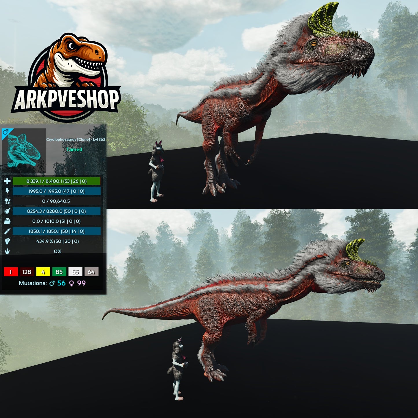 Cryolophosaurus High lvls Clone