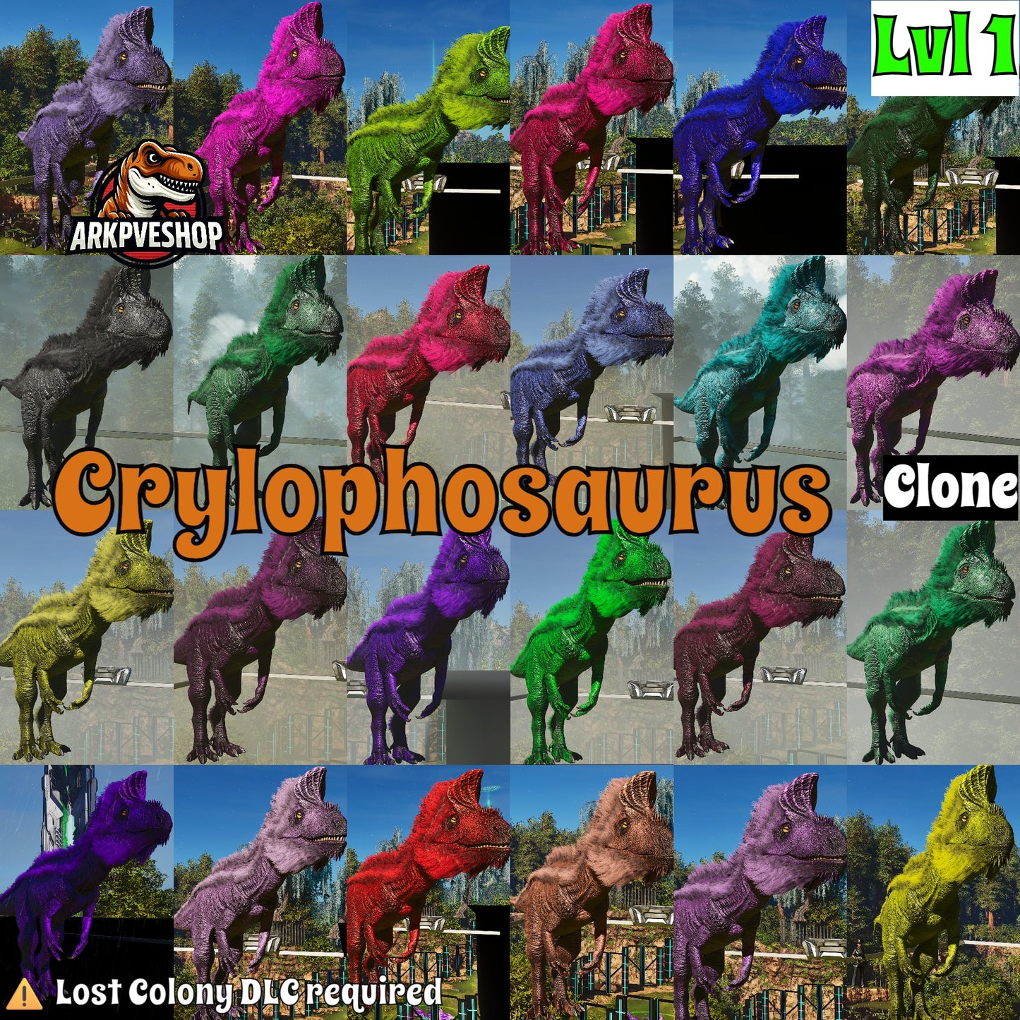 Cryolophosaurus Lvl 1 Clone