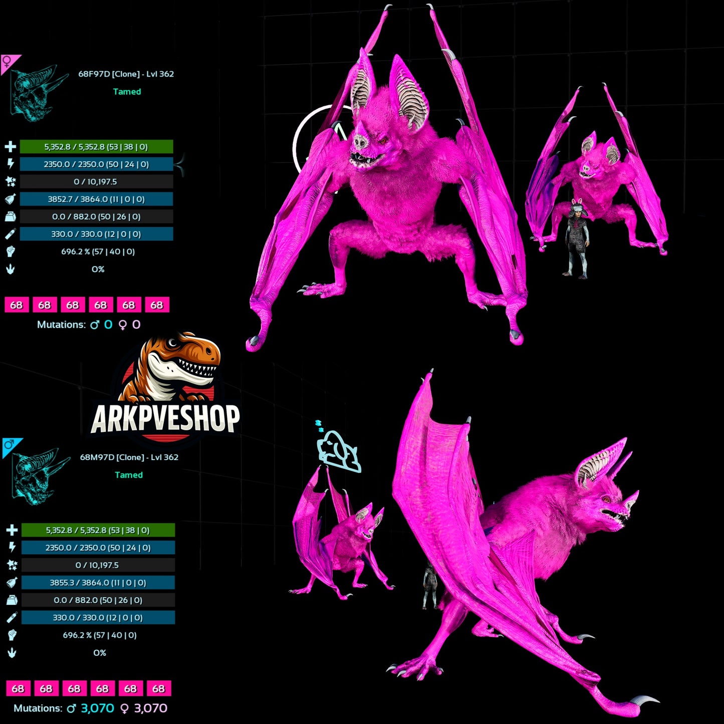 Desmodus Lvl362 696Melee Clone