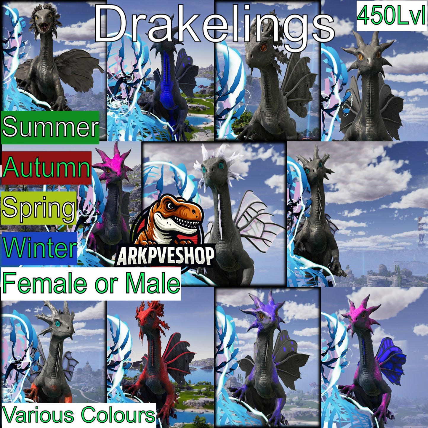 Drakeling Lvl 450 MAX LVL — cannot be leveled up