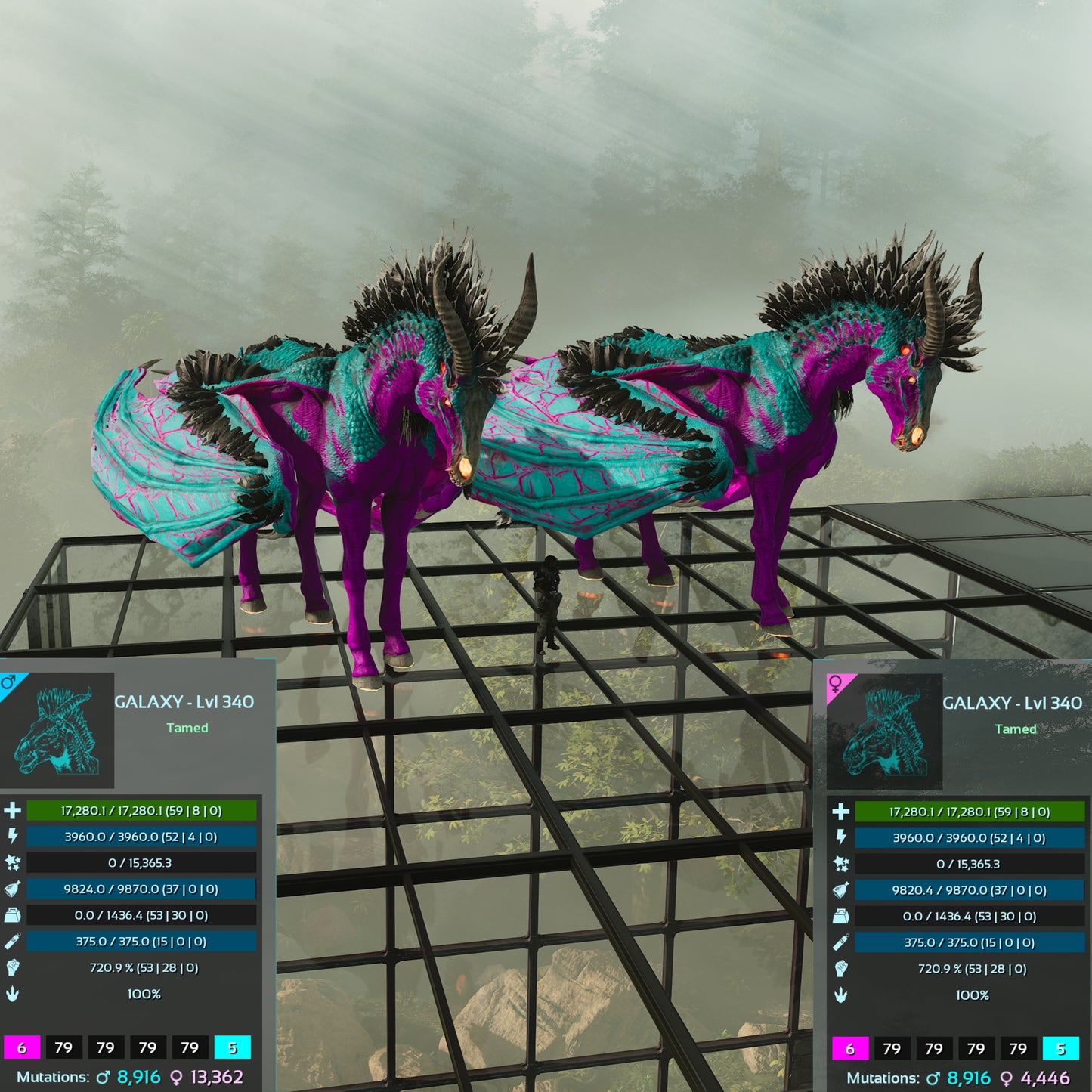 🏷️ Dreadstallion / Dreadmare 362 Level / HIGH STATS 🏷️