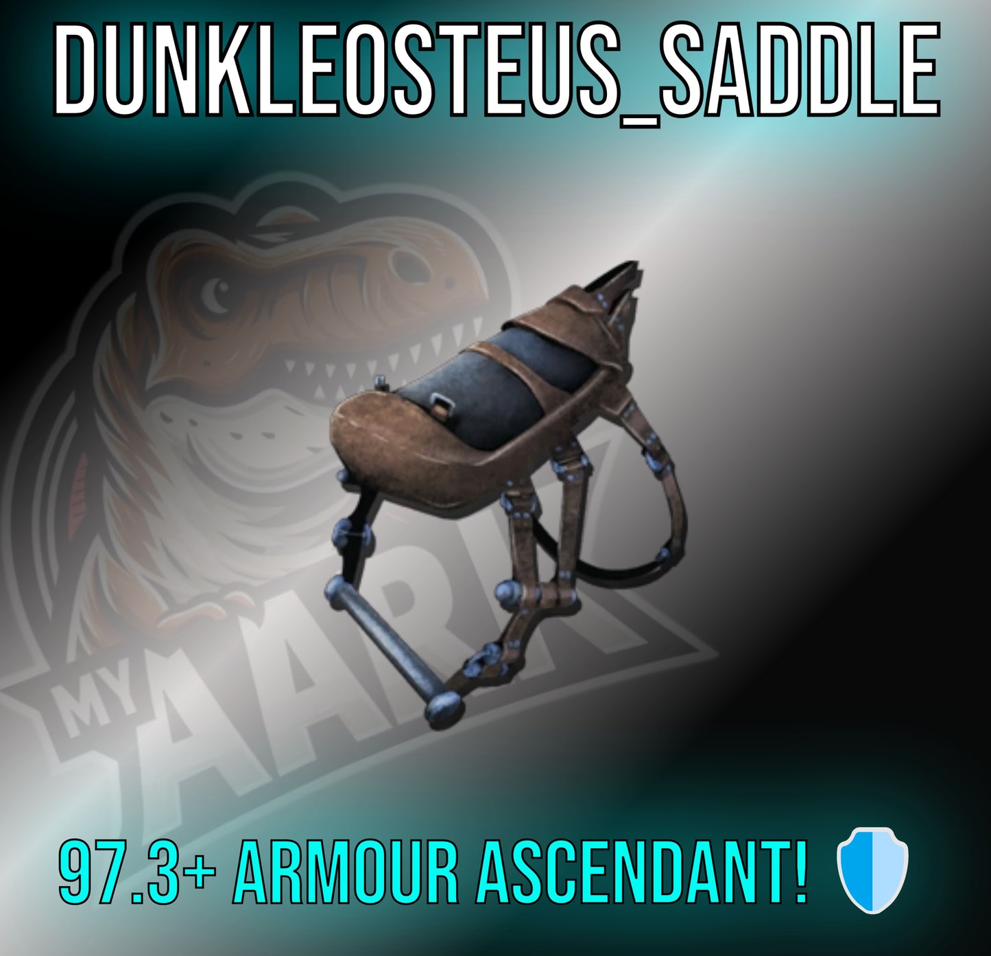 Dunkleosteus / Dunkleo - Crafted Saddle