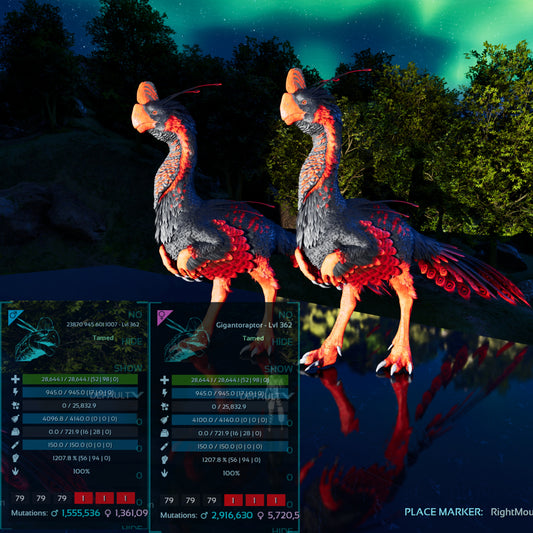 Gigantoraptor Max Level 362