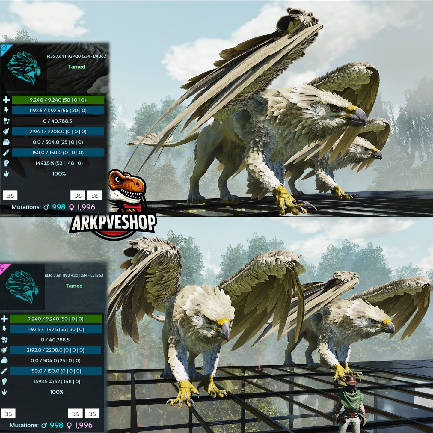 Griffin 362Lvl 1493.5% Melee