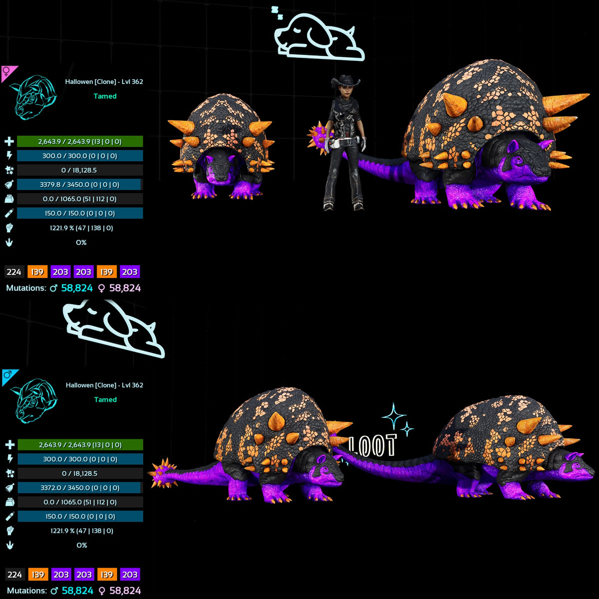 Halloween Dino Pairs Clone