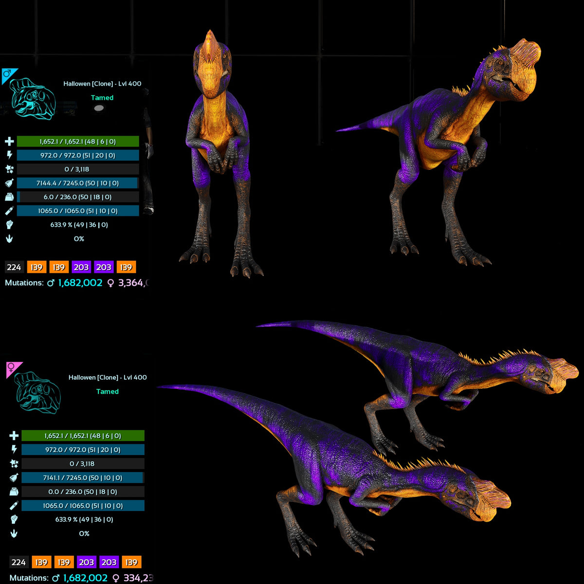 Halloween Dino Pairs Clone