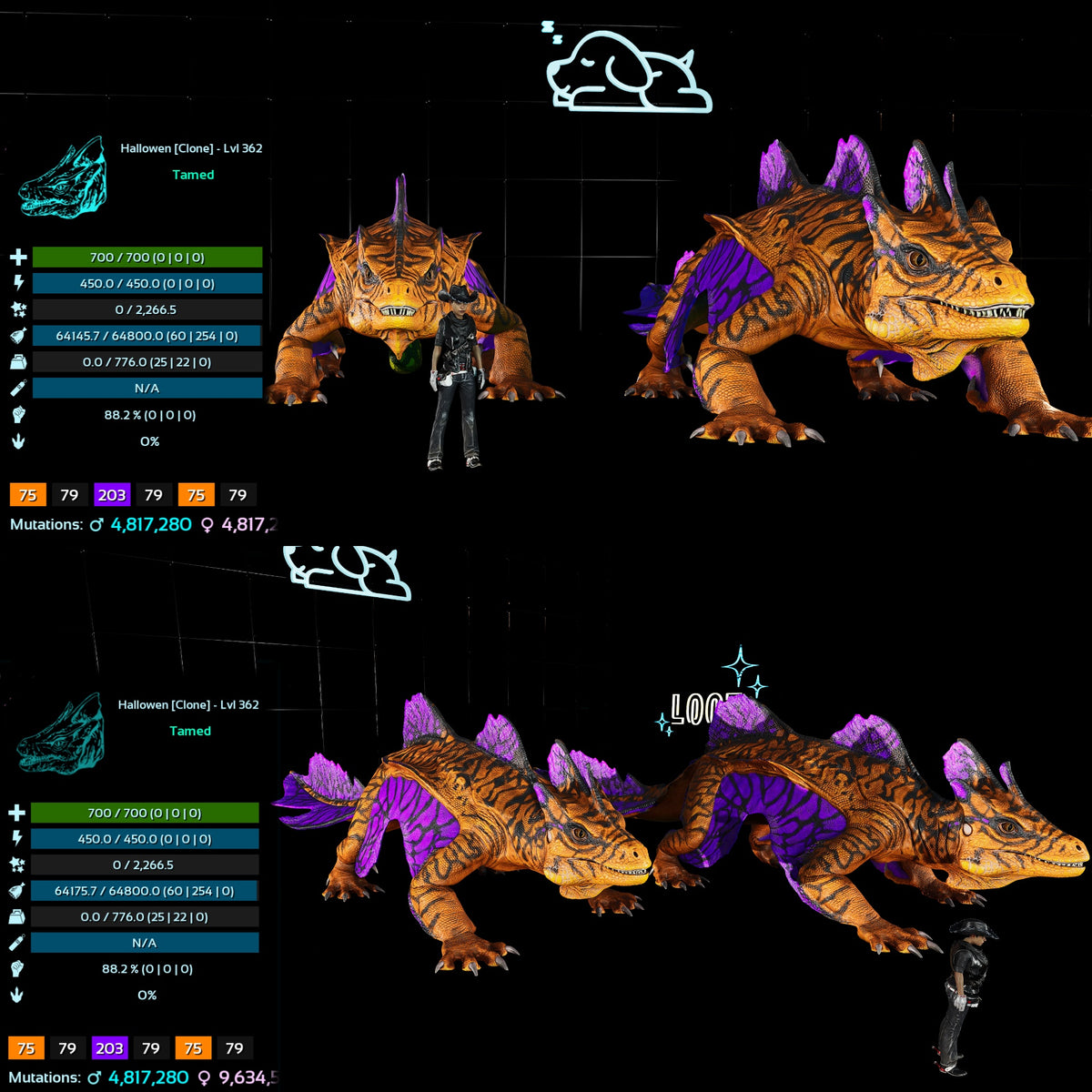 Halloween Dino Pairs Clone