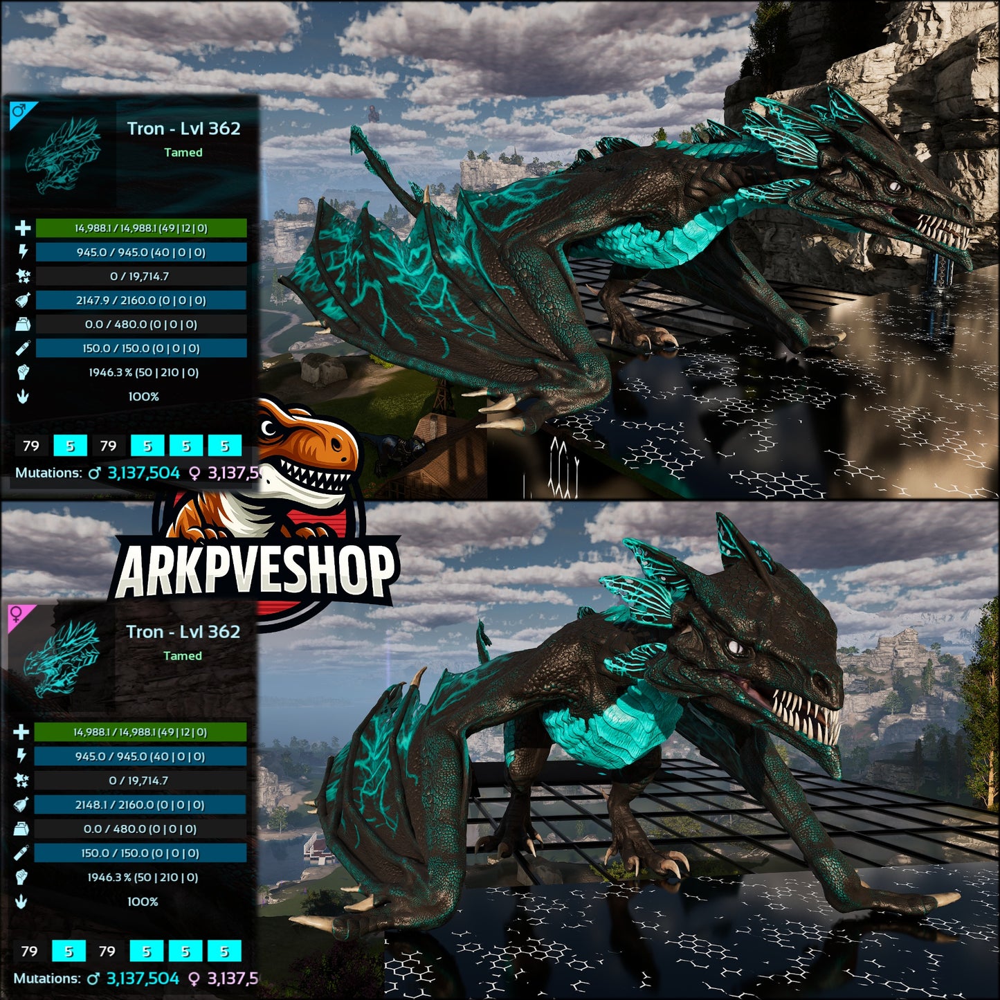 Lightning Wyvern Mix Colours Top Stats