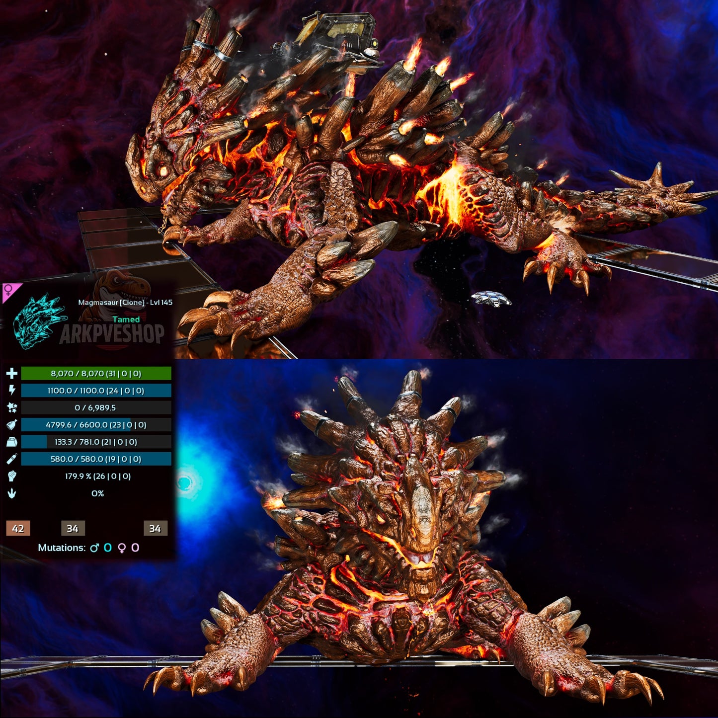 Magmasaur Genesis clone