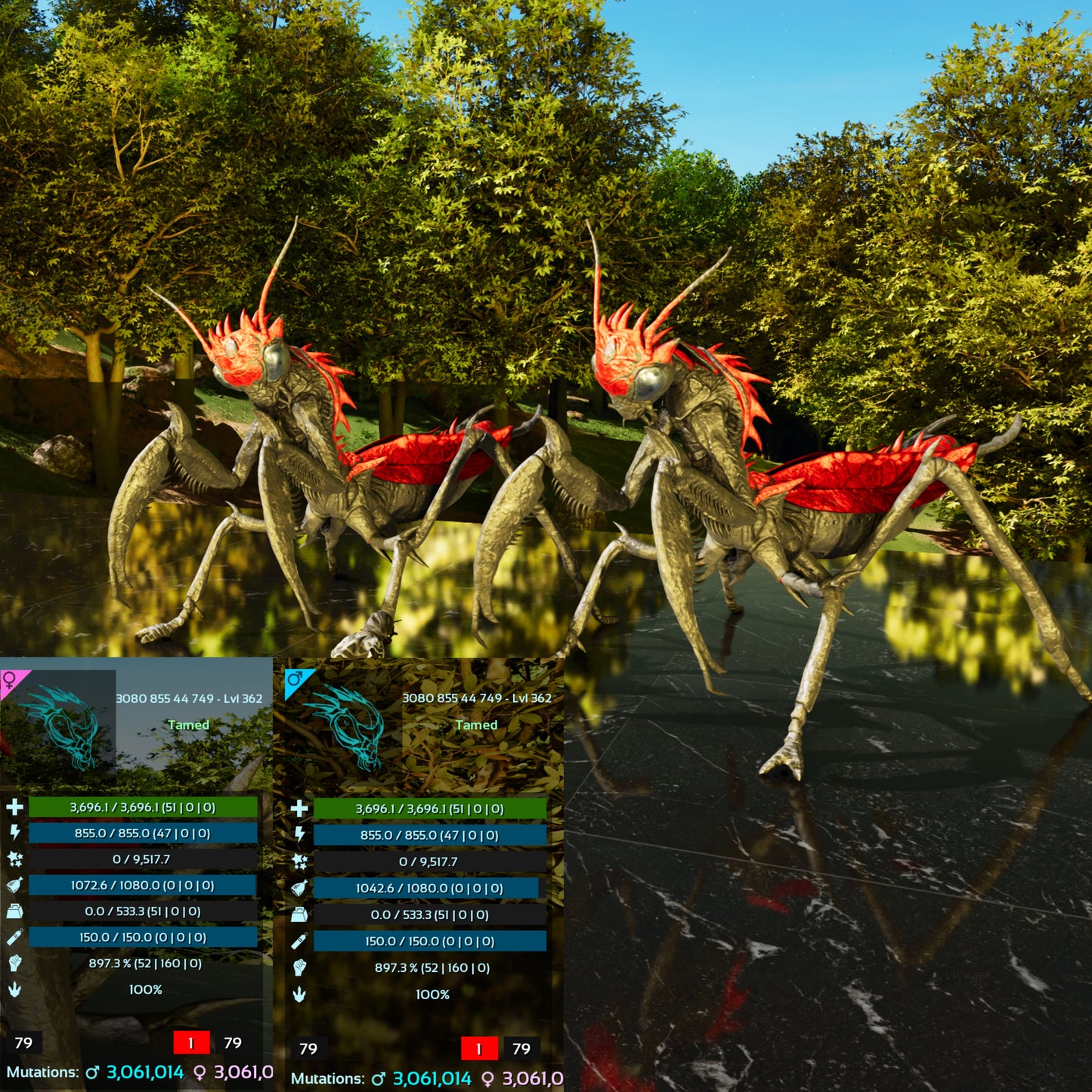 Mantis - Max Level 362 897dmg Imprinted