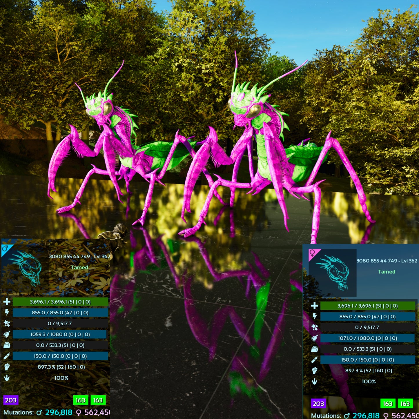 Mantis - Max Level 362 897dmg Imprinted