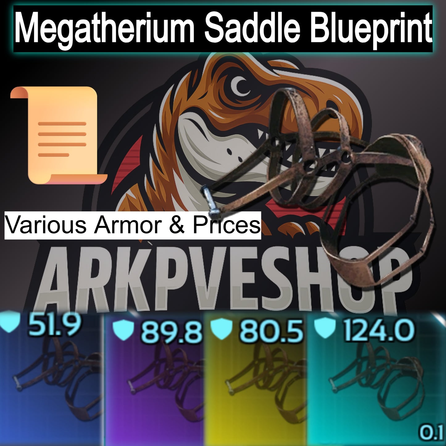Megatherium Saddle Blueprint