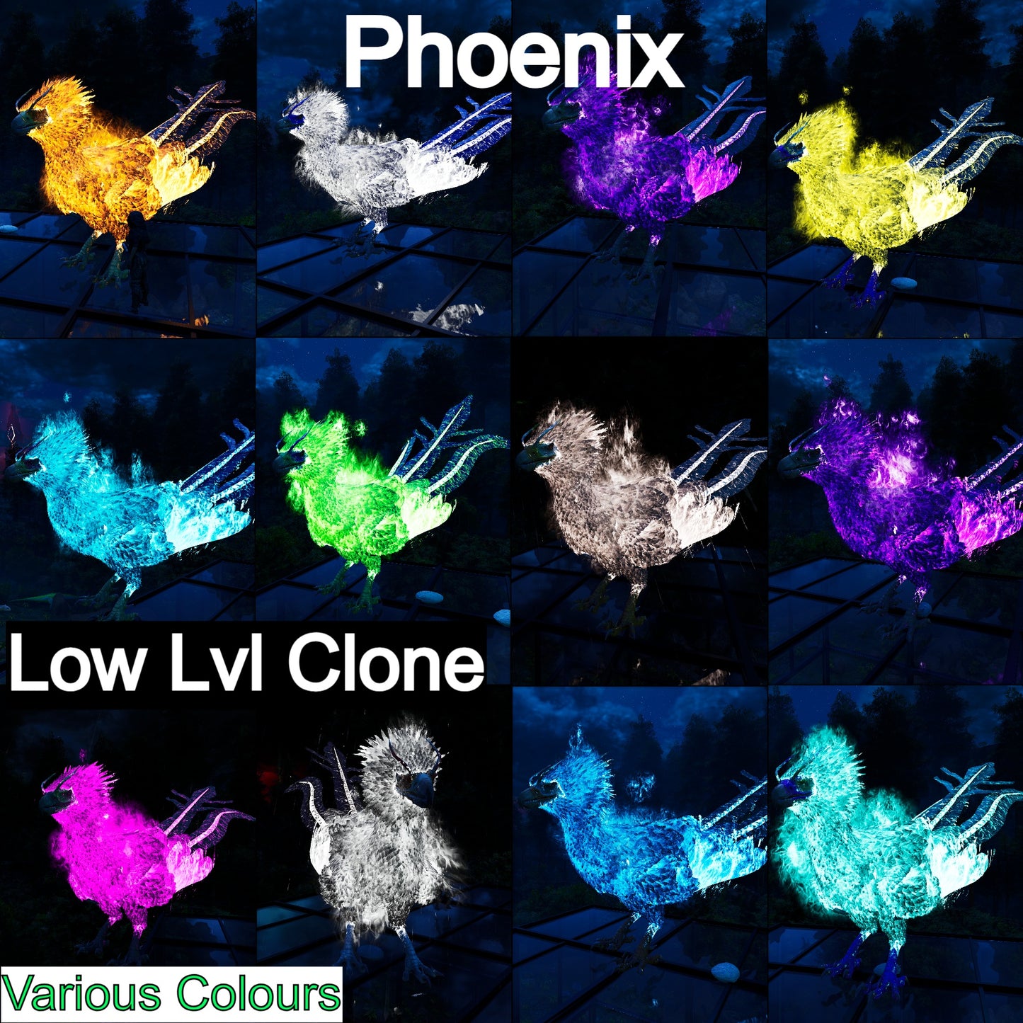 Phoenix Mix Colours - Clone / Low Level