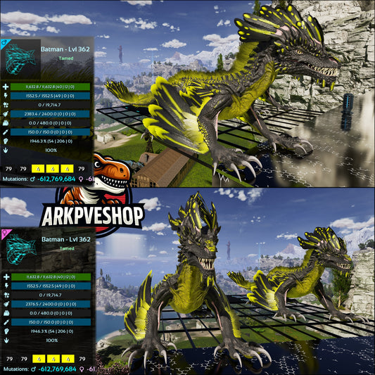 Rock Drake 1946% melee Mix Colours Top Stats