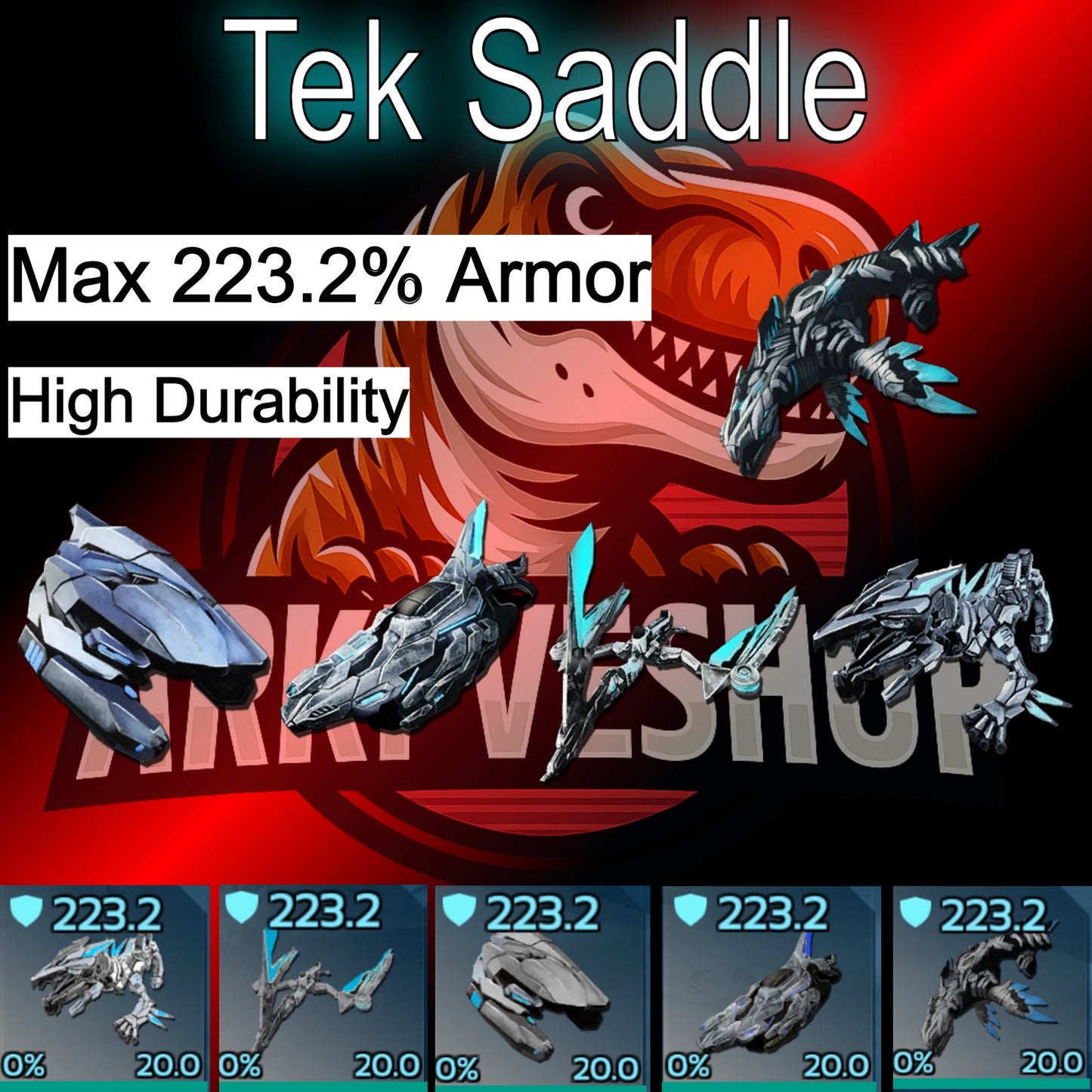 Tek Saddle max 223.2 Armor