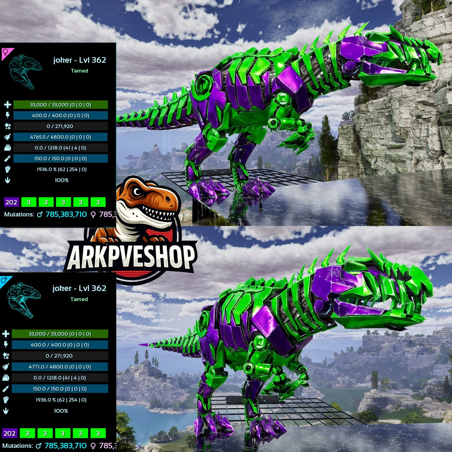 Tek Giganotosaurus 1936melee (Imprinted)