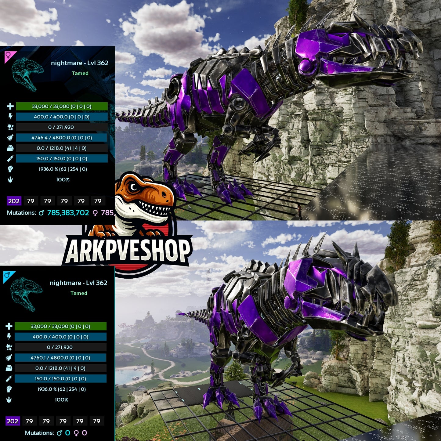 Tek Giganotosaurus 1936melee (Imprinted)