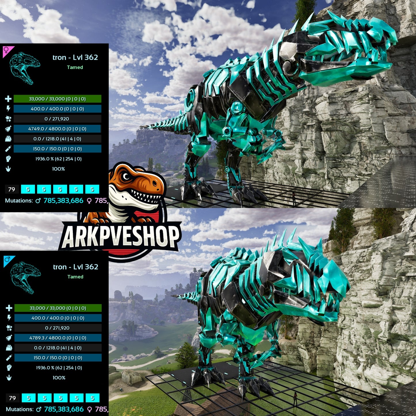 Tek Giganotosaurus 1936melee (Imprinted)