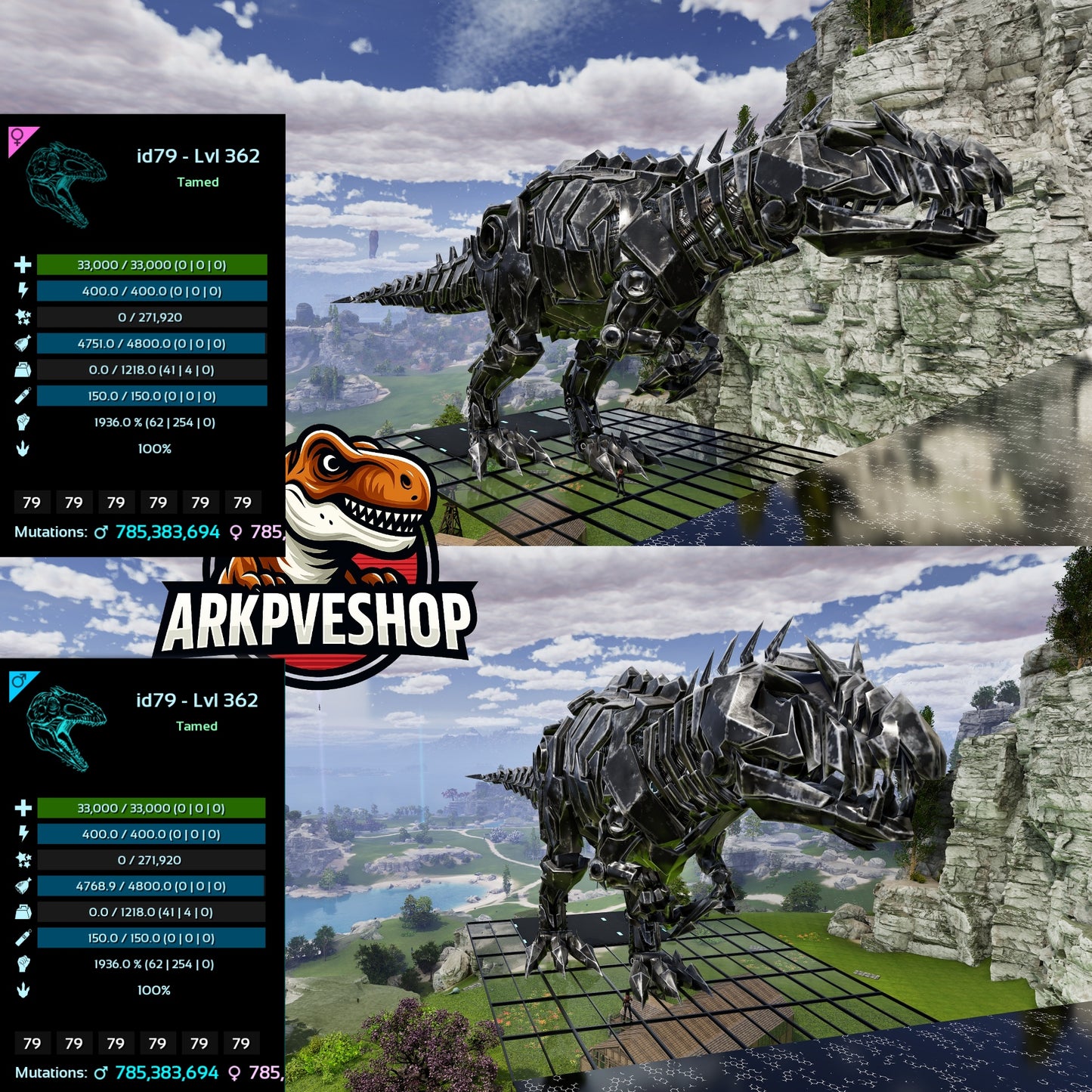 Tek Giganotosaurus 1936melee (Imprinted)