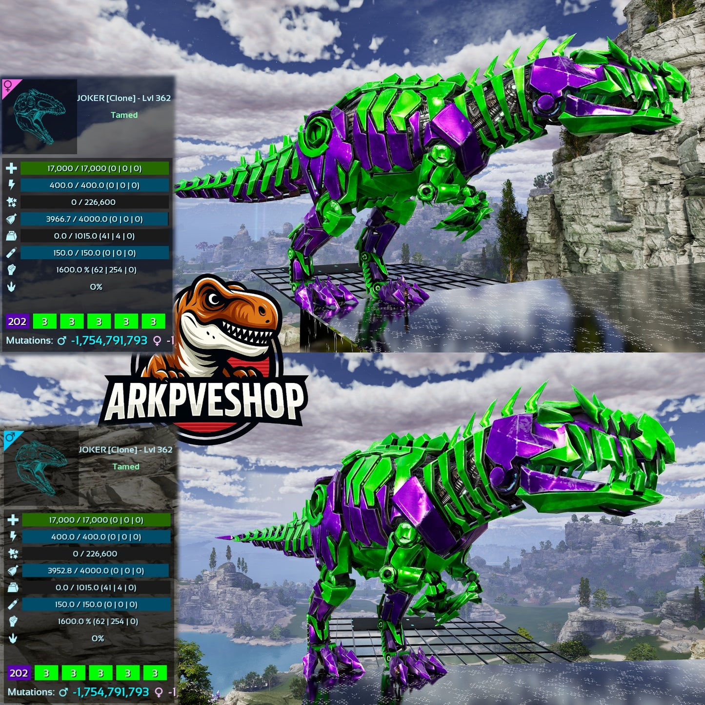 Tek Giganotosaurus Clone 1600Melee
