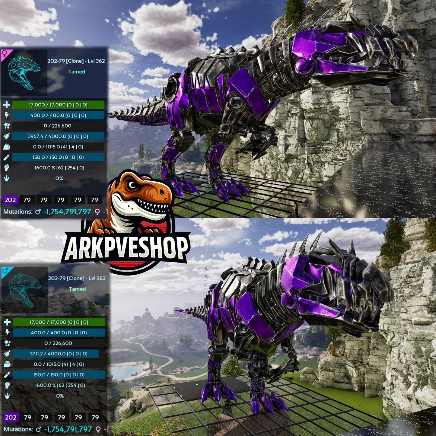 Tek Giganotosaurus Clone 1600Melee