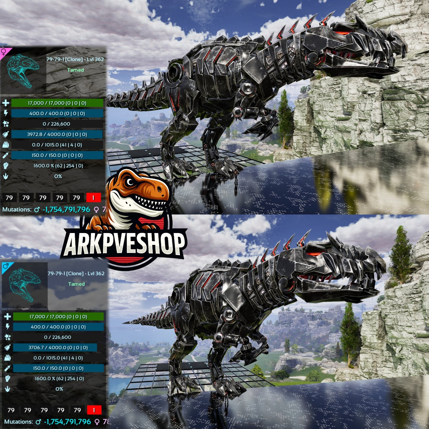 Tek Giganotosaurus Clone 1600Melee