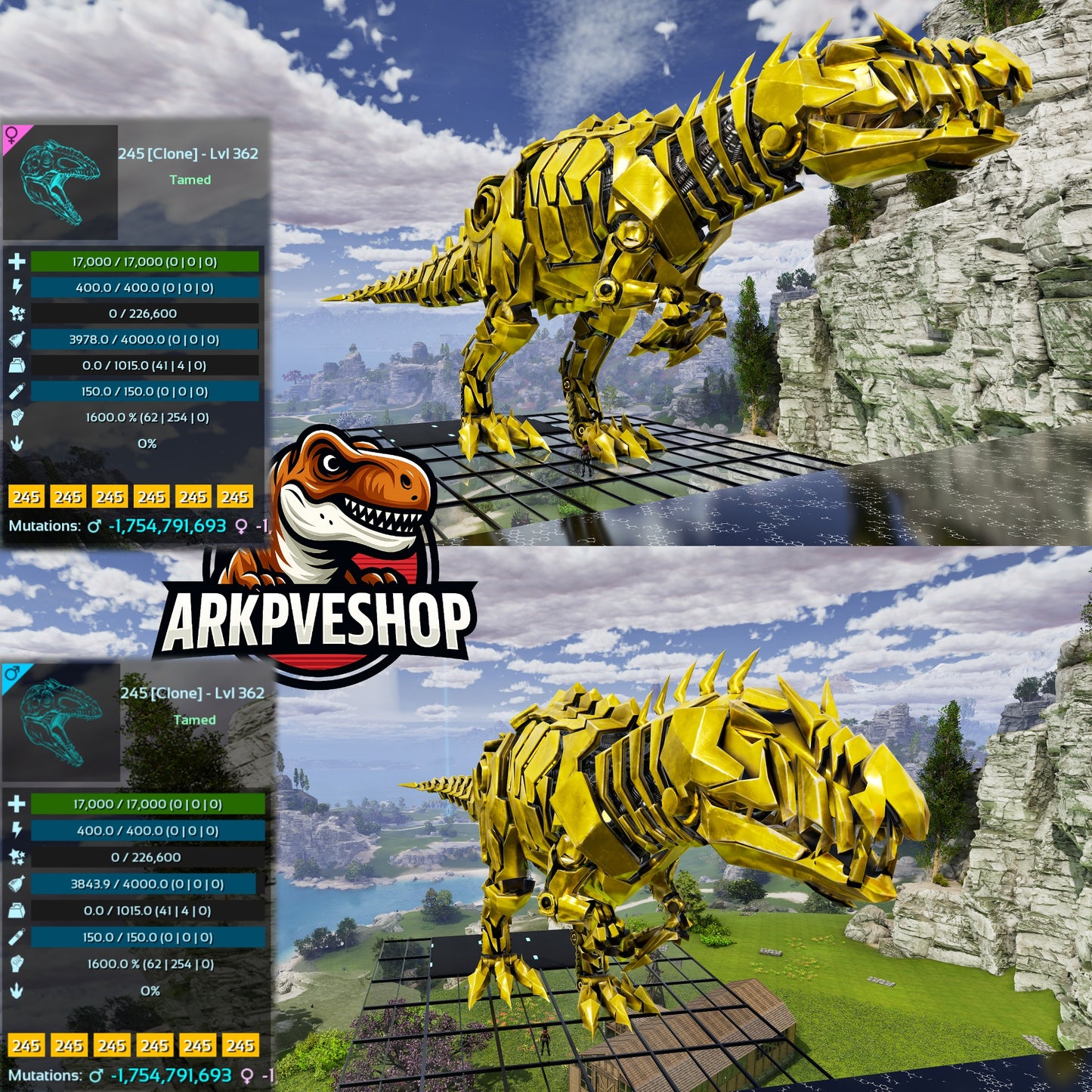 Tek Giganotosaurus Clone 1600Melee