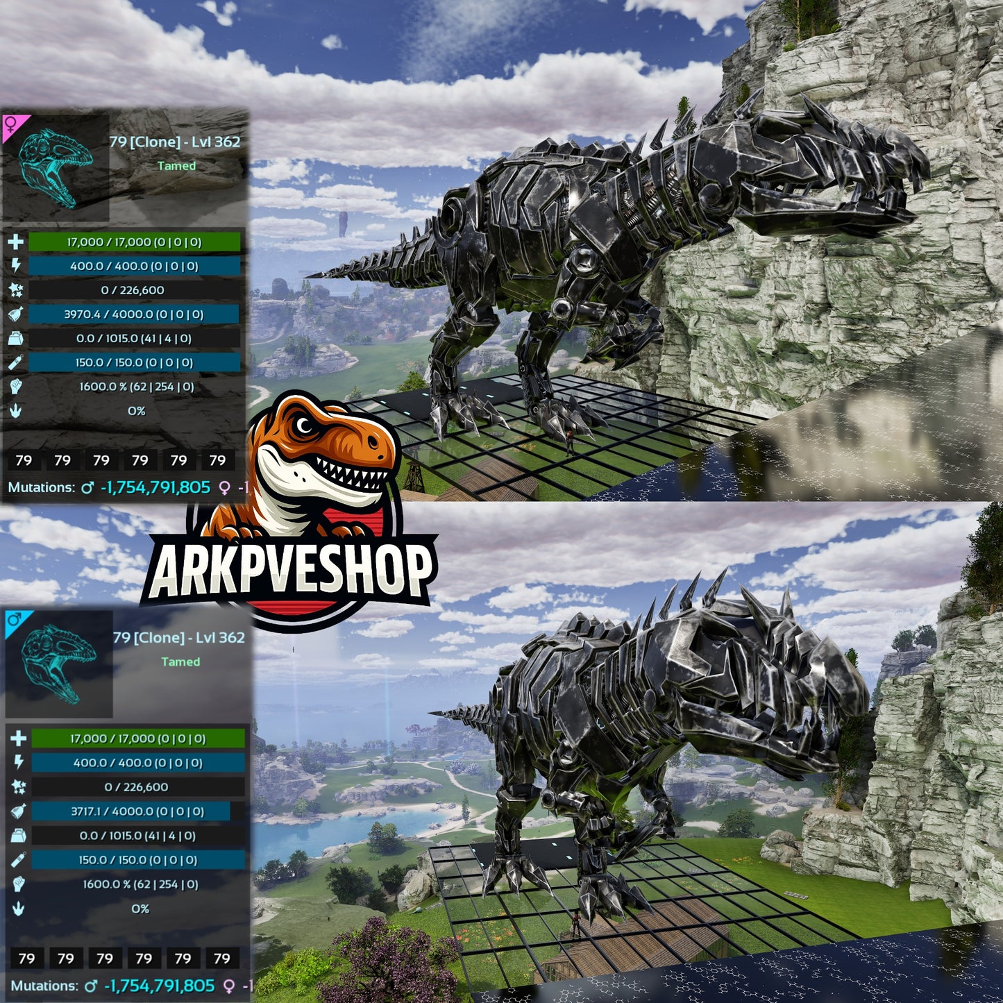 Tek Giganotosaurus Clone 1600Melee